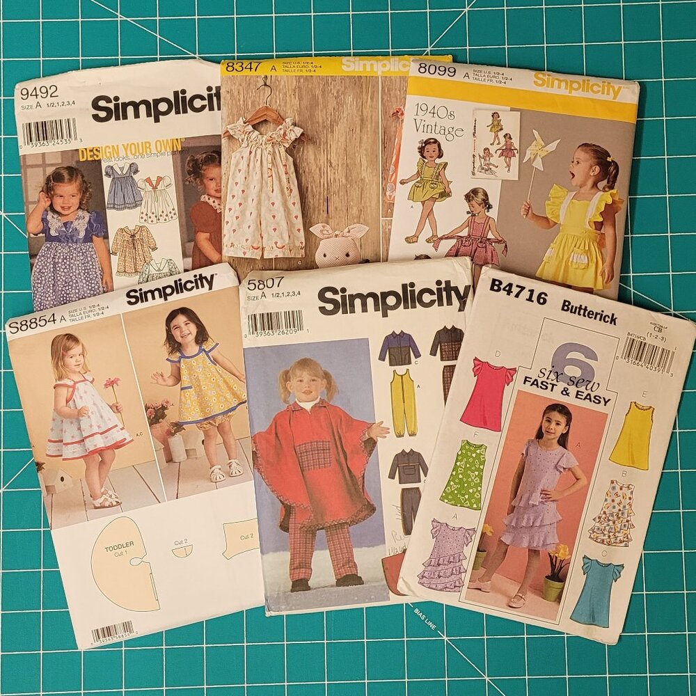 Group of 6 Children's patterns